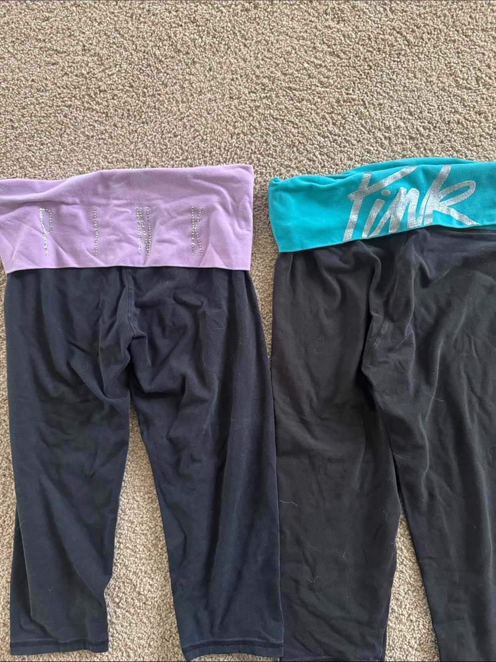 Pink my Victoria’s Secret cropped leggings size small